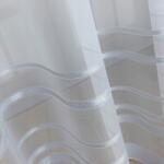 Świat firan Függöny Szürke Ezüst Csíkok Nappaliba Ráncoló Szalag Rövidítő 800x250 4378 (erfcew456)