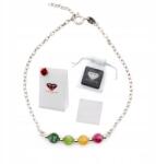  Karkötő Turmalin Természetes Kő Ezüst 925 Talizmán Ajándék Kézzel készített (5906168091230)