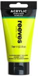 Reeves akrilfesték, 75 ml - fluorescent yellow
