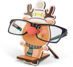 Family Collection Karácsonyi rénszarvasos asztali szemüvegtartó - 14x10 cm