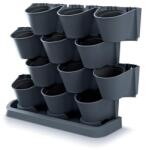 Prosperplast CASCADE GARDEN vízszintes kaspó készlet antracit (IO2W600S-S433)