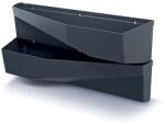 Prosperplast CASCADE GARDEN WALL 2 db-os kaspó készlet antracit (IO3W800-S433)