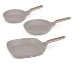 Berlinger Haus Serpenyő szett 3 részes 20/24/28 cm tapadásmentes titánPro bevonattal Taupe Collection BH/8342 (BH/8342)