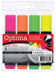 Optima Szövegkiemelő OPTIMA 4db-os készlet (120924) - mystock