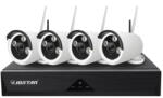 Jortan Vezeték nélküli megfigyelőrendszer 4 kamerával - H. 265, 1280×1024, éjjellátó, mozgásérzékelés