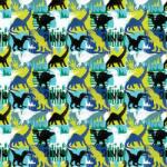 Cardex Színes dinó mintás csomagolópapír 100x70 cm 44409