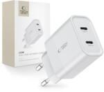 Tech-Protect C20W 2x USB-C White (9319456607093)