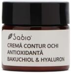 Sabio Crema pentru conturul ochilor antioxidanta cu Bakuchiol & Hyaluron, 15ml, Sabio Crema antirid contur ochi