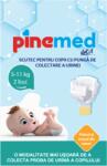 PineMed Scutec pentru bebelusi cu punga pentru colectarea urinei 5-11kg M, 2 bucati, PineMed