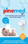 PineMed Scutec pentru bebelusi cu punga pentru colectarea urinei +11kg L , 2 bucati, PineMed