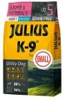 Julius-K9 GF Hypoallergenic Utility Dog Adult Small Lamb & Herbals 3kg