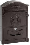 Picco Renzo díszes kerítésen kívüli postaláda bronz PI0003 (PI0003)