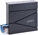 Picco Fabio Antracit modern postaláda újságtartóval PI0041 (PI0041)