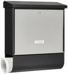 Burg Wächter London Set 68670 kerítésen kívüli postaláda újságtartóval (BW61470)