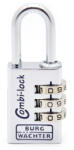 Burg Wachter CombiLock90 30 ChromoSB számzáras lakat Combi Lock 90 30 Chromo SB (BW03641)