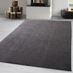  Modern Szőnyeg Armoni Plüss (Antracit) 80x150cm Sötét Szürke