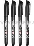 NEO TOOLS fekete jelölőfilc, normál hegyű, felrázandó 4db (13-856)
