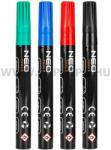 NEO TOOLS TOOLS színes jelölőfilc, vastag hegyű 4db (13-851)