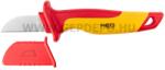 NEO TOOLS TOOLS kábelvágó kés 1000V, 190mm, szigetelt, egyenes penge (01-552)