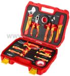 NEO TOOLS TOOLS szerszámkészlet villanyszerelőknek, 13 részes, kofferben +Neo acél mérőszalag 3 méter (01-315)