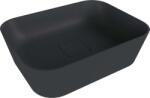 Polysan Banera - Lavoar cu montare pe blat 50x35 cm, fără preaplin, fără orificiu pentru baterie, antracit mat 14596.51 (14596.51)