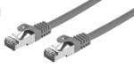 C-TECH Patchkábel Cat7, S/FTP, szürke, 1m (CB-PP7-1)