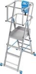 KRAUSE Stabilo SkyMatic teleszkópos létra dobogóval, 1x3-5 (832924) (832924)