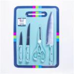 TOO KT-391 PORTO kés-, olló- és vágódeszkával 5 részes készlet (KT-391) (KT-391)