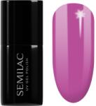 Semilac UV Hybrid Pastel Neons unghii cu gel folosind UV / lampă cu LED culoare 601 Neon Pink Punch 7 ml