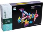 Bufnitel Labirintul meu magnetic cu lumini - 65 piese (7.5 cm) (EDUC-CH1171) Jucarii de constructii magnetice