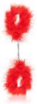 Secret play Handcuffs белезници с пера Red Marabou 22 см