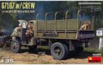 MiniArt Models 1/35 G7107 15T 4X4 teherautó személyzettel katronai jármű modell (35383)