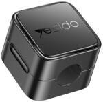 Yesido - (4 darabos) Kábelrendező (C216BL) - Mágneses csipeszek, Erős ragasztó, Mini kialakítás - Fekete