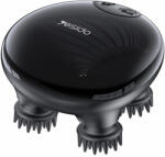 YESIDO - Kézi Fejmasszírozó (MG04) - 4 fokozatú Fejkaparóval, Elektromos Izomstimulációval, 1200mAh, 3200 fordulat/perc - Fekete