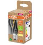 OSRAM Bec LED Osram Classic A60, Ultra Efficient Light, E27, 2.5W (40W), 525 lm, lumina calda (3000K), cu filament
