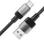 ACEFAST USB Type-C ACEFAST Data Cable (C9-04) Gyors Töltés, 3A, Fonott Nylon, 25.000 Hajlítás, 1.2m - Fekete