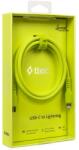 Ttec Кабел ttec - Data, USB-C/Lightning, 1.2 m, Neon Yellow (8694470827452)