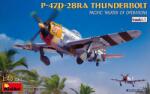 MiniArt Models 1/48 P-47D-28RA Thunderbolt vadászgép modell (MI48022)