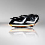 OSRAM LEDriving XENARC BLACK Edition fényszórók VW Golf VI típushoz, prémium LED technológiával, akár 70%-kal több fény, LEDHL102-BK, 1 pár/csomag (LEDHL102-BK)