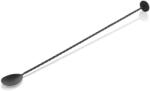  NOCTURN csavart szárú korong végű bárkanál 40 cm rozsdamentes acél matt fekete