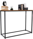TEMPO KONDELA Konzolasztal, fekete, KALISTO (303299)