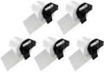 AIMO Set 5 role etichete adezive compatibile Brother DK-11241, 102 152 mm, pentru AWB, curierat si transport (BHADK11241P5)