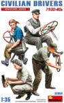 MiniArt Models 1/35 Civil sofőrők 1930-1940 figura modell szett (38050)