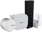 Tedee PRO Set: Încuietoare inteligentă Tedee Smart Lock Silver + Bridge + Keypad Pro + Door Sensor + Cilindru (TedeeProFullSv)