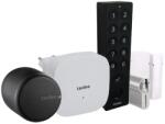 Tedee PRO Set: Încuietoare inteligentă Tedee Smart Lock Black + Bridge + Keypad Pro + Door Sensor + Cilindru (TedeeProFullBk)