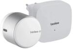 Tedee GO2 Bridge Bundle: Încuietoare inteligentă Tedee GO2 Smart Lock Aluminium Silver, Bluetooth 5.0 (BLE) + Bridge (Tedee GO2 Bridge Bundle Silver)
