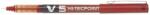 Pilot Roller V5 Hi-Tecpoint Pilot 0.5 mm varf fin, rosu PBX-V5R