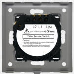 Luxion Intrerupator Dublu Cap Scara cu Touch din Sticla LUXION RF433 Auriu (LX-MT-R202G-G)