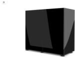 AQUAEL Glossy Cabinets Black - szekrény (Glossy) fényes, fekete (100x40 mélység ajtóval x73cm) (112933)