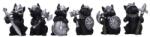 Nemesis Now Set statuete Nemesis Now Adult: Humor - Cat Crusaders (U6957A25) Figurina